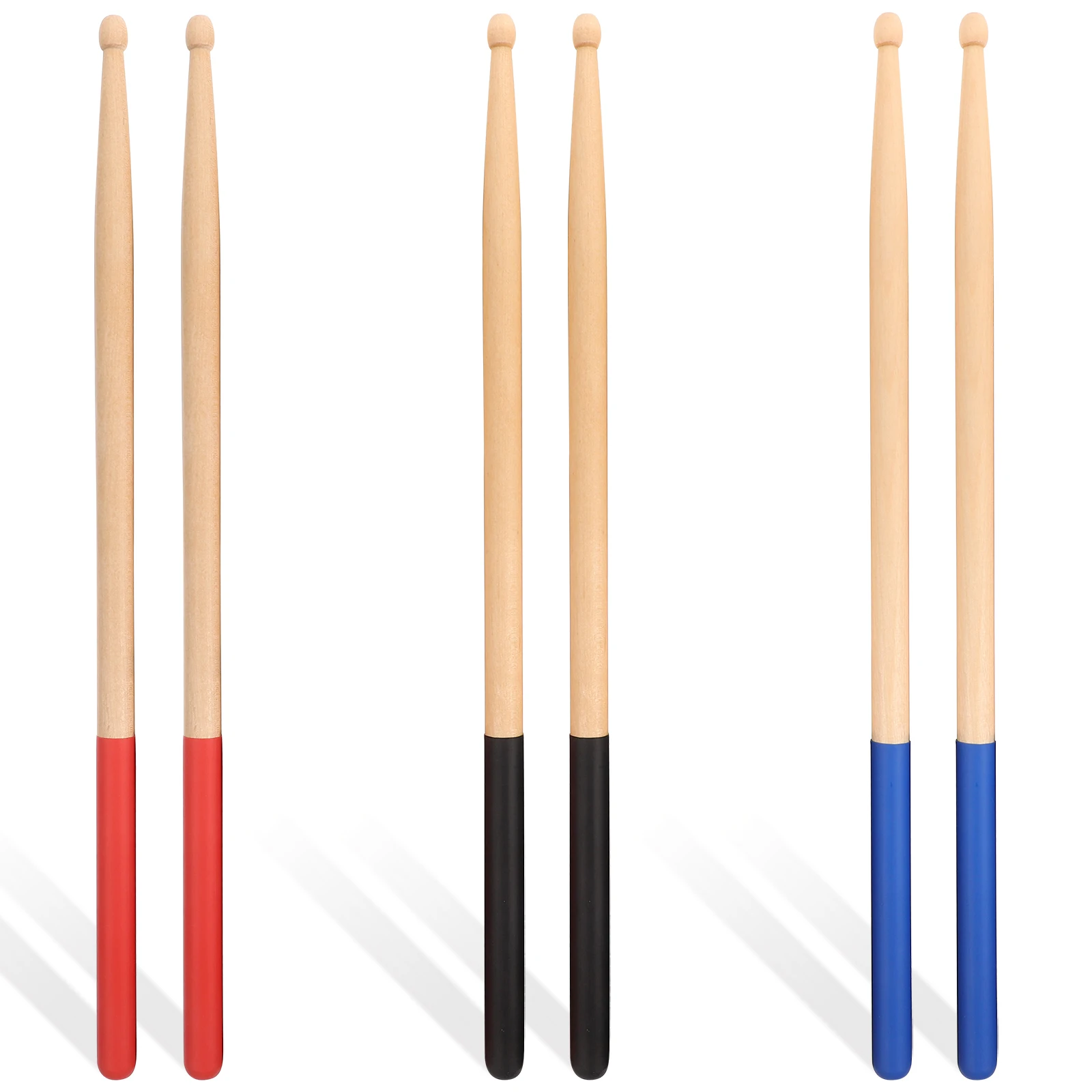 

3 Pairs Anti-slip Drum Stick Adult Sticks Durable Maple Drumsticks Percussion Drumming Hard Musical