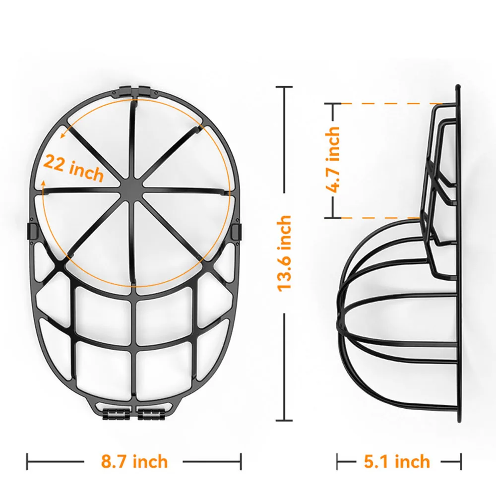 Baseball Cap Washer Anti-deformation Cap Protector Rack for Dishwasher Washing Machine Hat Washer Frame Creative Home Supplies