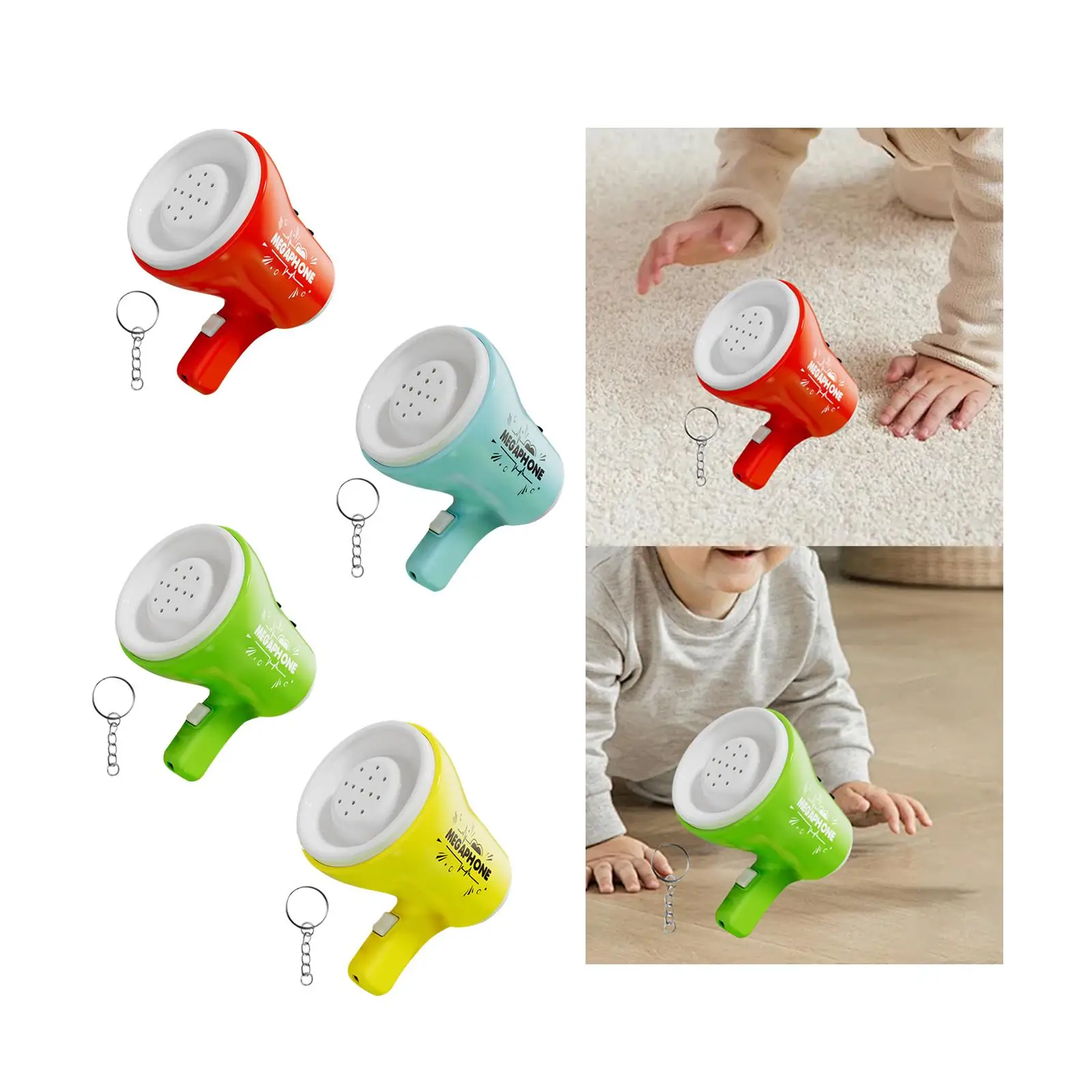 Altavoz megáfono portátil megáfono portátil megáfono megáfono suministros para fiestas infantiles