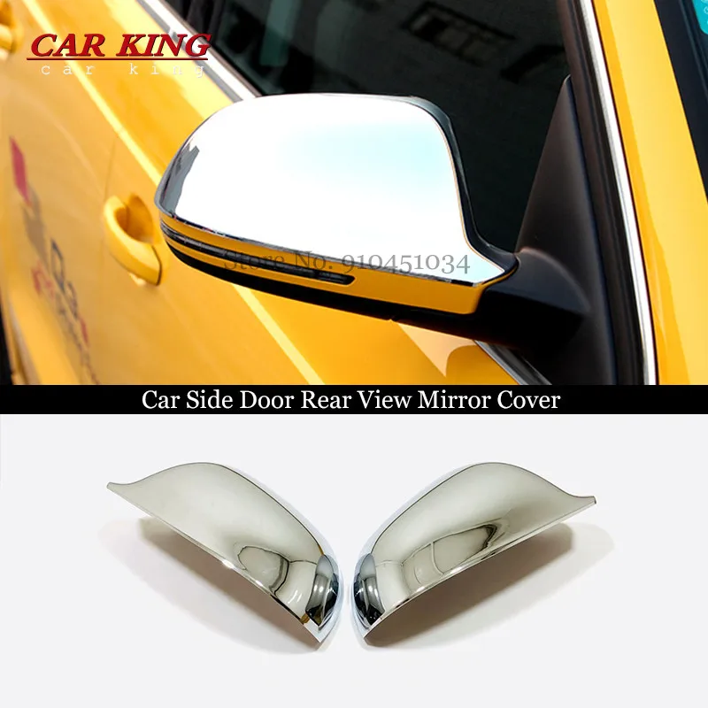 

For Audi Q3 2013 2014 2015 ABS Chrome Car Side Door Rear View Mirror Cover Trim Sticker Car Accessories Styling 2pcs