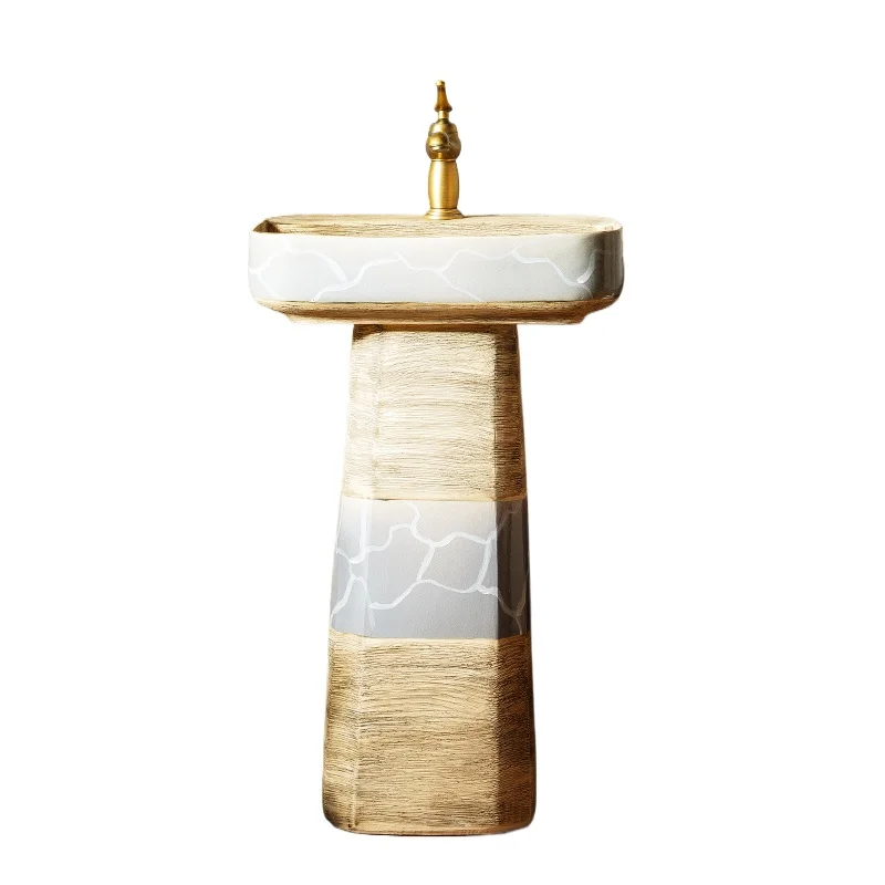 

Умывальник на открытом воздухе, умывальник во дворе, колонна, напольный тип, ретро-колонна, умывальник, маленькая стирка во дворе