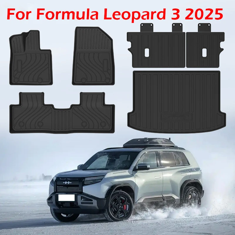 

Car Floor Mats Compatible for Formula Leopard TAI 3 Leopard 3 2025 All Weather Floor Liners Trunk Mat Anti-kick Pad Accessories