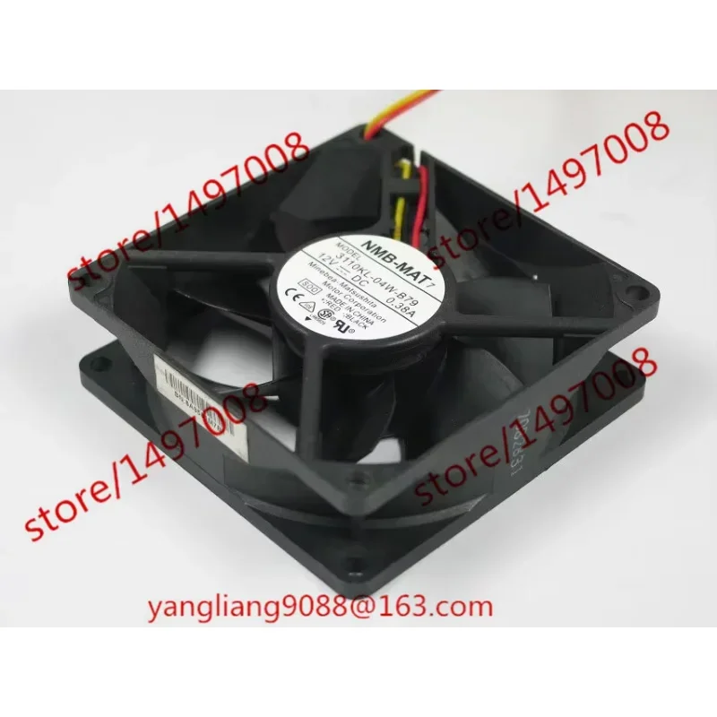 

NMB-MAT NMB-MAT 311KL-04W-B79 S00 DC 12V 0.38A 80x80x25mm Server Cooling Fan