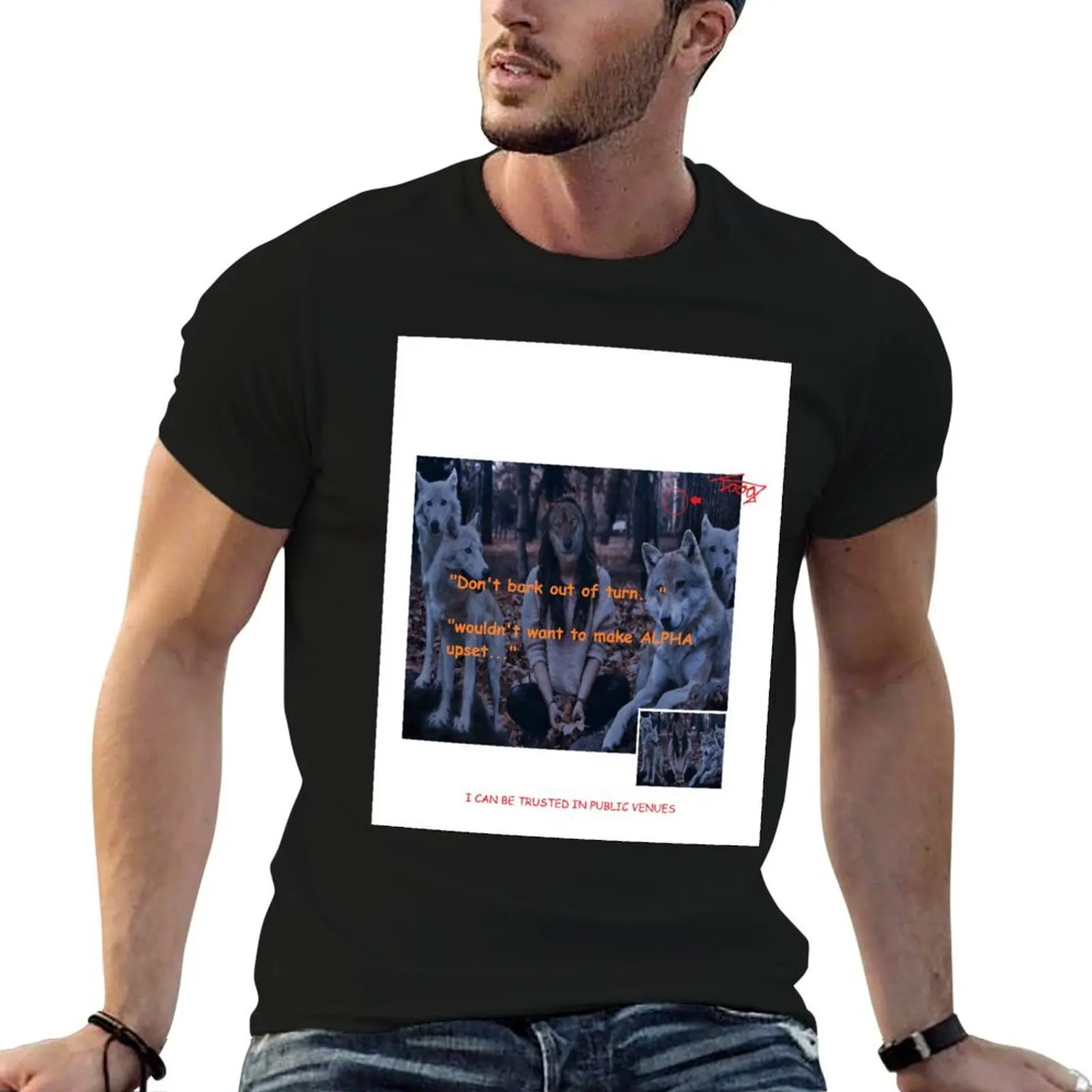 T-shirt RESPECT YOUR ALPHAs, t-shirt graphique minimaliste