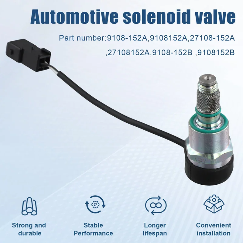 Car Solenoid Valve Electronic Pump 12V 9108-152A 27108-152A For Citroen Peugeot Toyota Solenoid Pump 9108-152B 9108152A