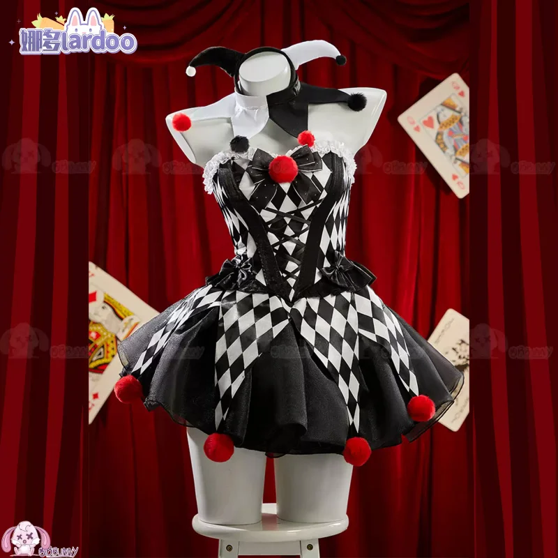 

Cosplay Series: Black White Gothic Circus Skirt Clown Cosplay Costume Punk Lolita Mini Cosplay Sweet Costume