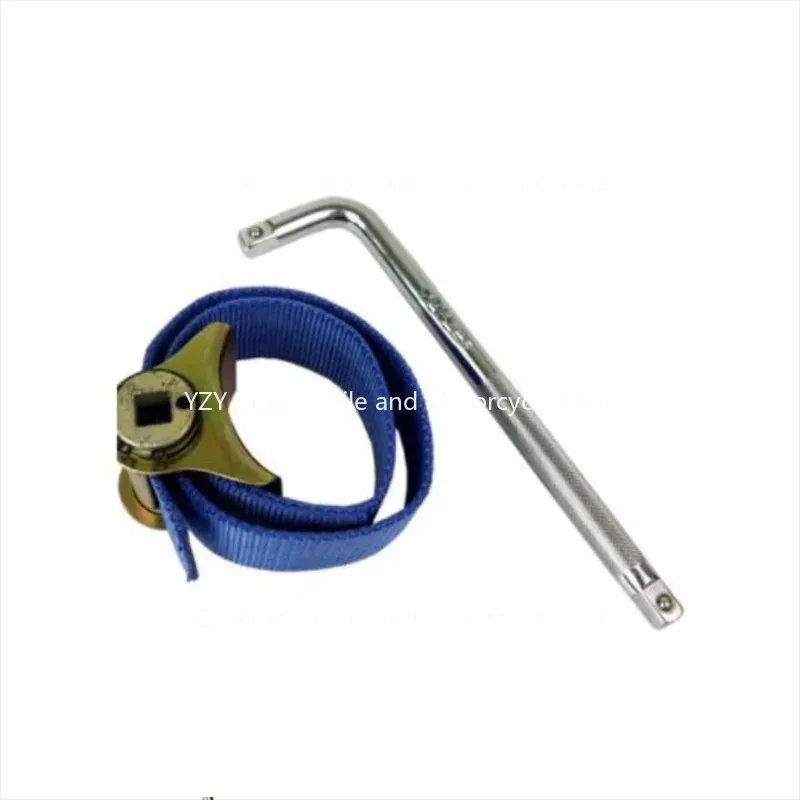 1PC Adjustable Truck Car Oil Filter Wrench 40-180mm Range Oil Filter Wrench Remover Puller Canvas Belt Set