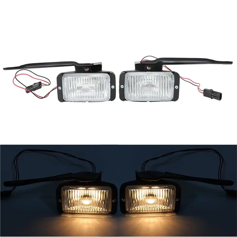 Classy-Fog Light Assembly 1 Pair For Chevy GMC C/K C1500 K1500 Front Bumper 1988-1999 Pickup Truck