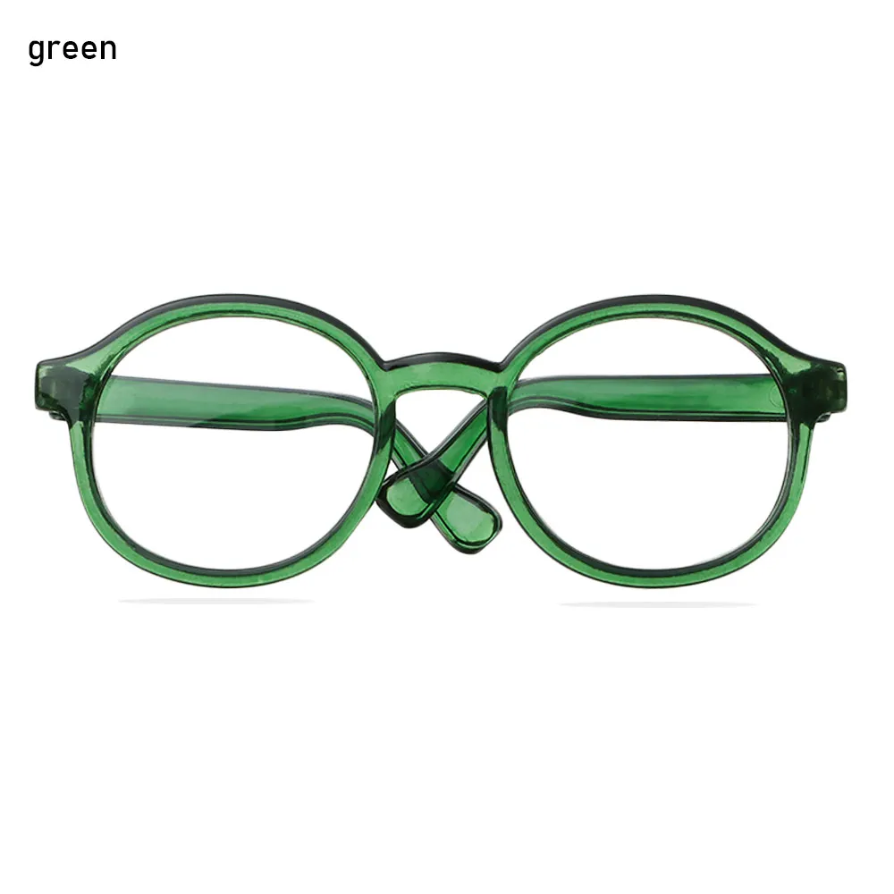 

DIY Changing Clothes 9cm Dolls Glass Accessories Toys Round Glasses Doll Decoration