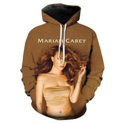 Rapper Mariah Carey 3d Print Men/Women Hoodie Casual Oversized Pullover Popular Sweatshirt Fashion Tops Trend Unisex Clothing