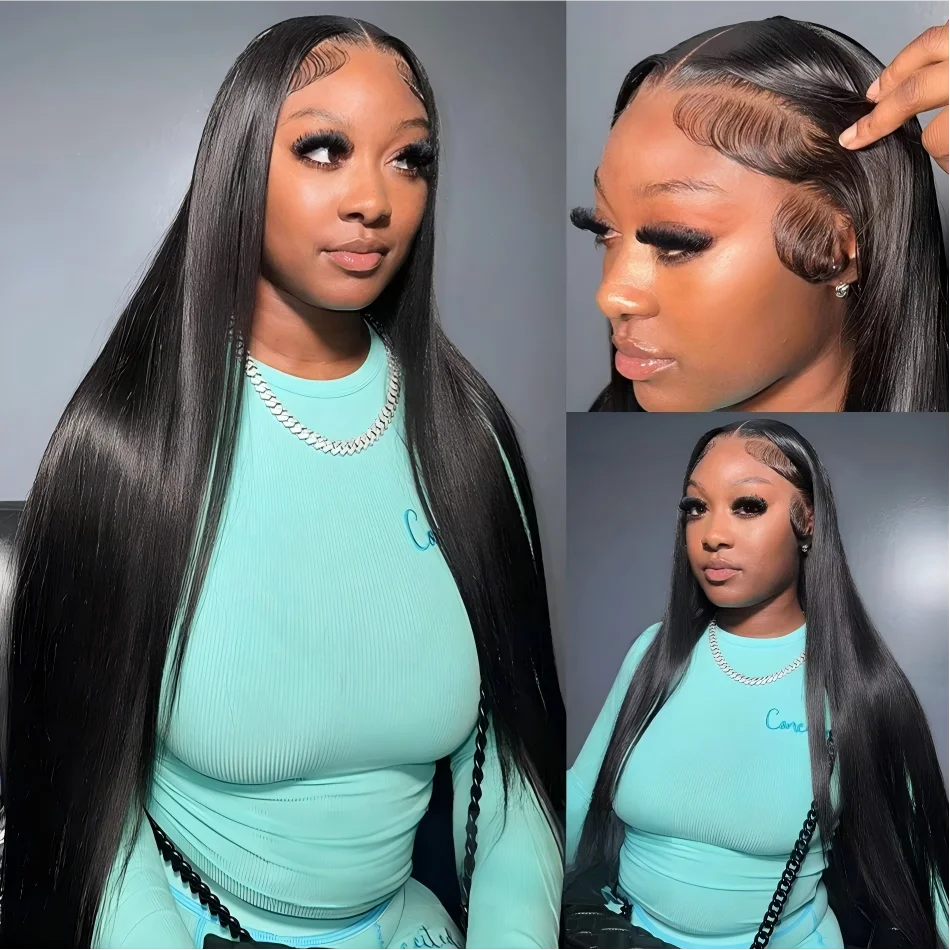 

13x4 Bone Straight Lace Front Wig 13x6 HD Прозрачные бразильские парики из натуральных волос для женщин 360 Lace Frontal Wig 7x6 Closure Wig