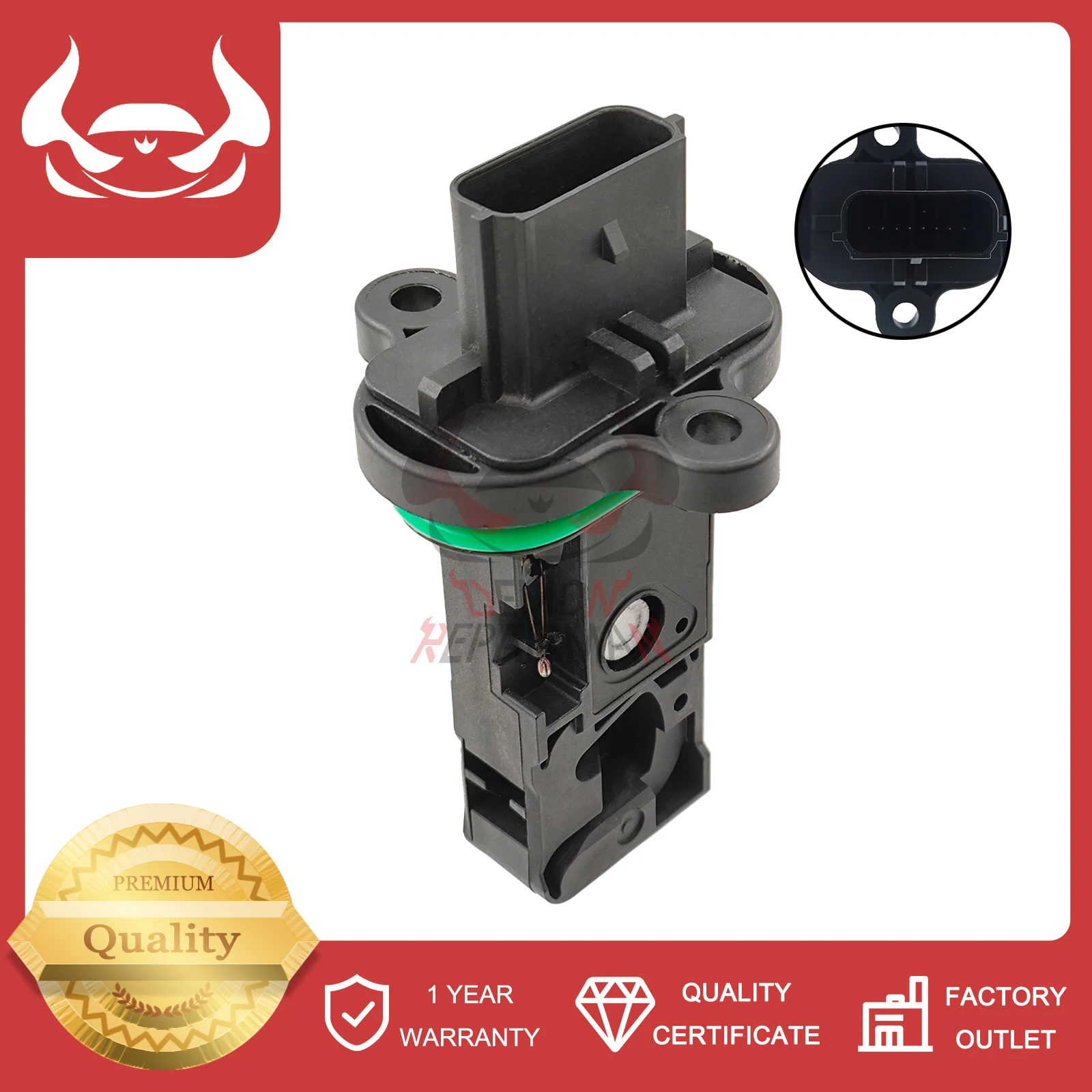 

0280218419 Mass Air Flow Meter Sensor Maf Compatible With Buick Encore Verano Chevrolet Cruze Sonic 13386536 12671624