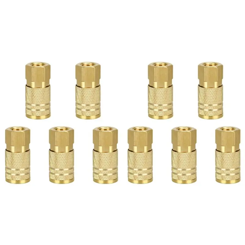a93e-1-4-inch-npt-air-couplerindustrial-brass-air-hose-fittings10pcs-quick-connector-air-fittings-for-automotive-and-home