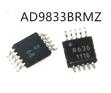 Free shipping NEW 10PCS/LOT AD9833BRMZ AD9833BRM AD9833 MARKING D68 MSOP-10