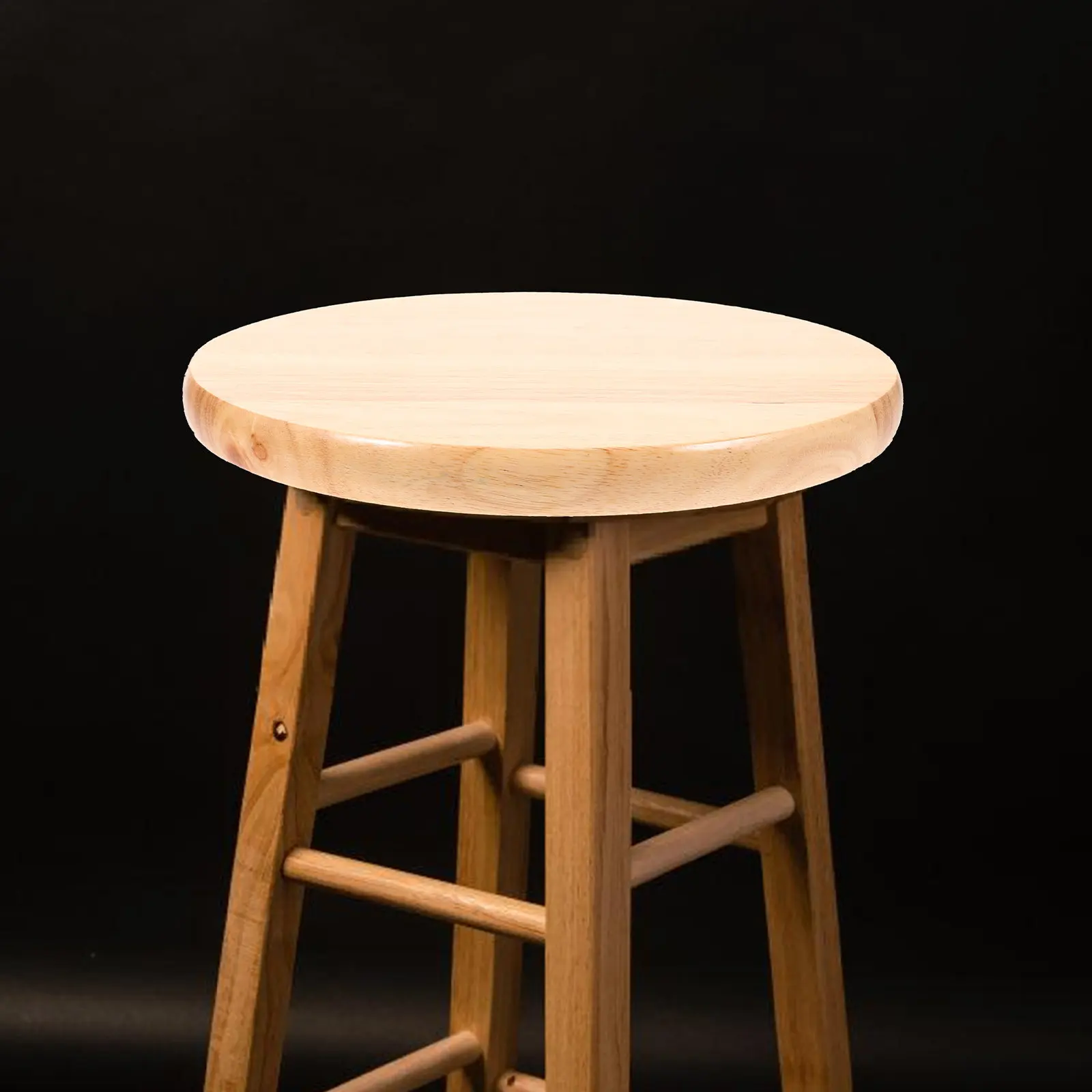 

Solid Wood Round Stool Replacement Seat for Bar Chair Stool Repair Kit Round Chair Seating Part Home Office Canteen Sturdy