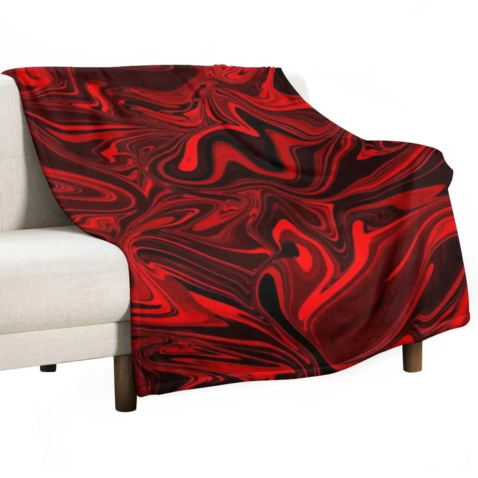 

Scary Red Swirl Throw Blanket Bed linens Blankets Sofas Of Decoration Blankets