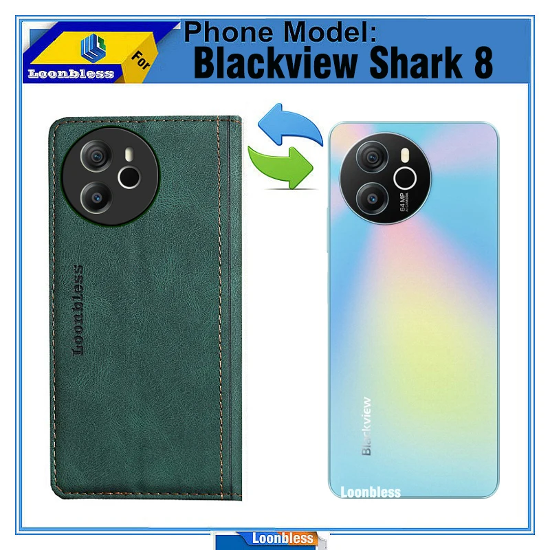 Shark 8 case For Blackview Shark 8 Cover Phone Original Flip