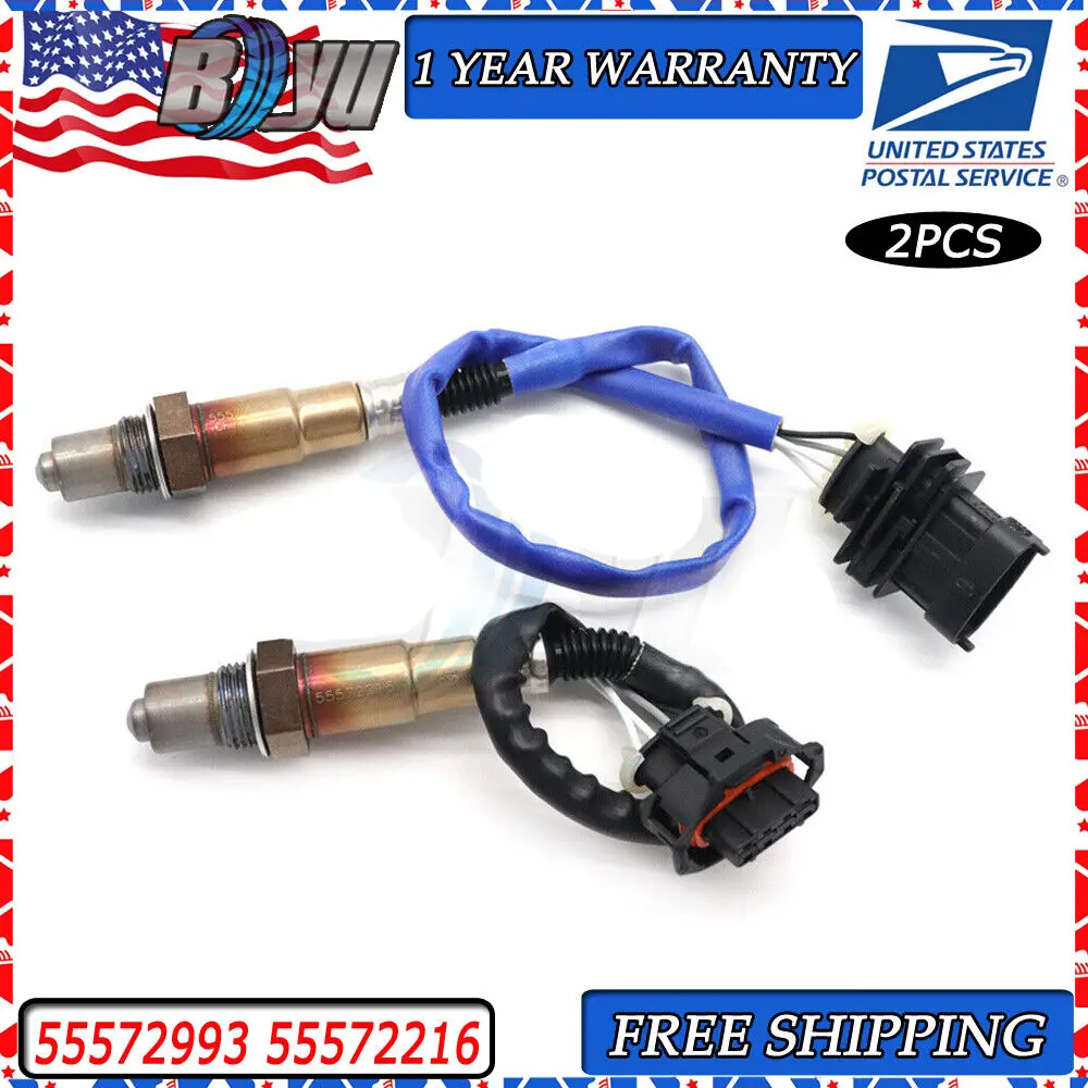 XUAN Front Rear Air Fuel Ratio Lambda Oxygen Sensor 55572993 55572216 for Chevrolet Cruze Limited Trax Sonic VOLT 1.4L 1.8L ELR