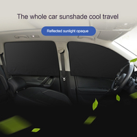 4PCS Magnetic Car Side Window Sun Shade Cover Car Blackout Curtain Universal Front Rear Shield UV Block Protection