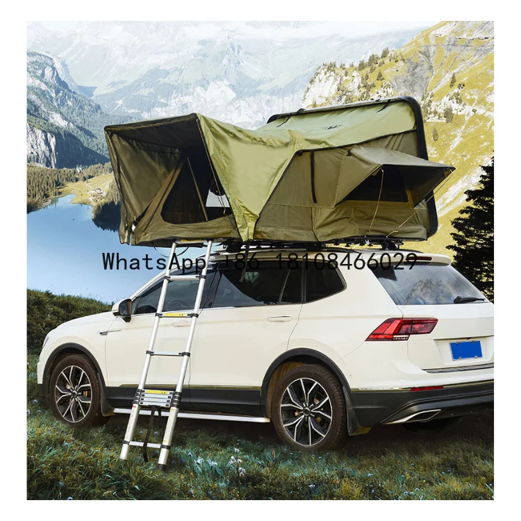 

Universal Outdoor Car Side Tent SUV Off-road Vehicle Roof-mounted Self-driving Hardshell Outdoor Automatic Folding Tent