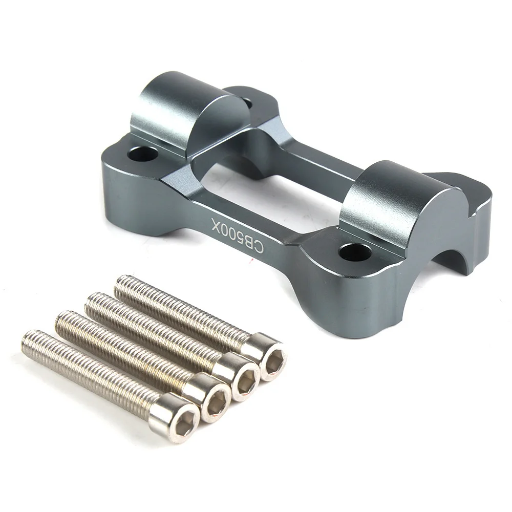 Motorcycle Handlebar Riser Bar Mount Handle Clamp for HONDA CB500X CB400X 2019 2020 2021 Titanium