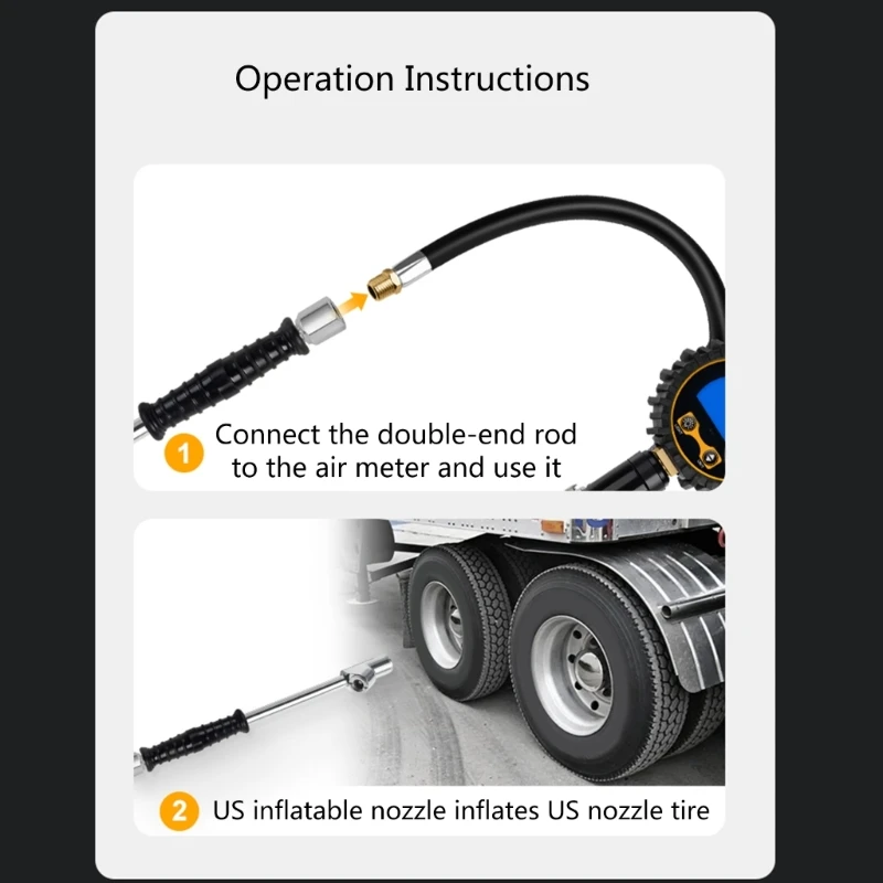 Inflator Air-Tire Inflator Car Bike Tyre Adapter Air Tyre Connection Compressor