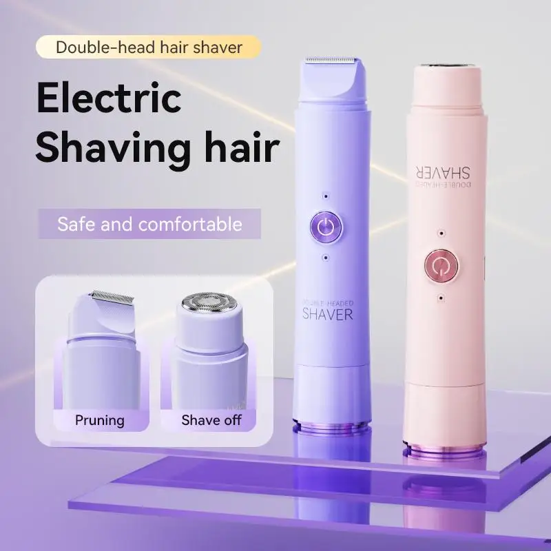 Upgraded Cordless Rechargeable Women's Bikini Trimmer & Shaver, for Body, Leg & Facial Shaving; Ideal for Holiday Gift-Giving