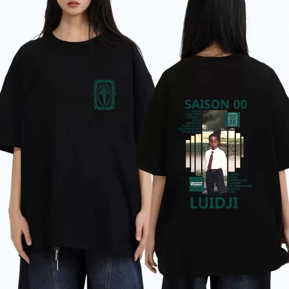 

Rapper Luidji Saison 00 Graphic T-shirt Summer Men Women Hip Hop Pop Music T Shirts Male Vintage Casual High Quality Cotton Tees