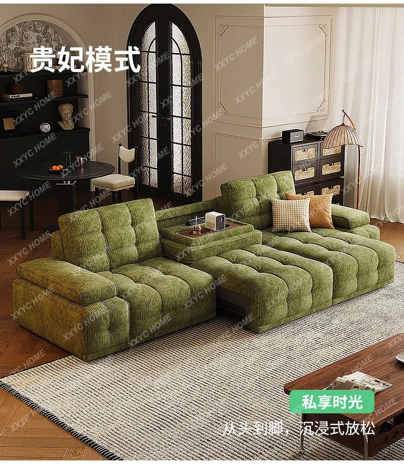 Electric Reclining Sofa Fabric Power Recliner with Zero Wall Clearance Laurence Style 3 Seater Living Room