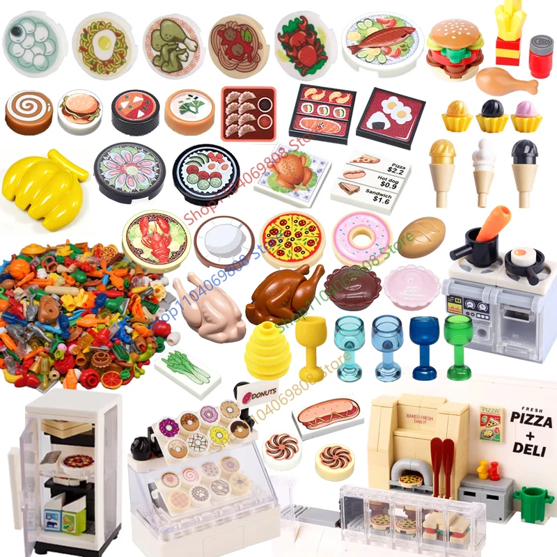 Baby Food With Chicken - MOC City Food Building Blocks Sayuran