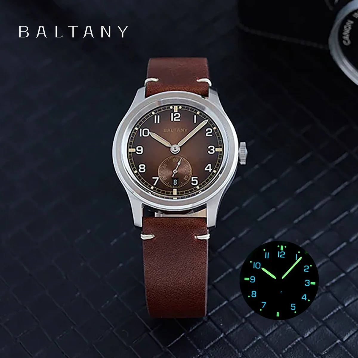 

Baltany 2025 Новые военные St1731 мужские автоматические механические часы со светящимся сапфиром из нержавеющей стали водонепроницаемые 10 бар Reloj Hombr