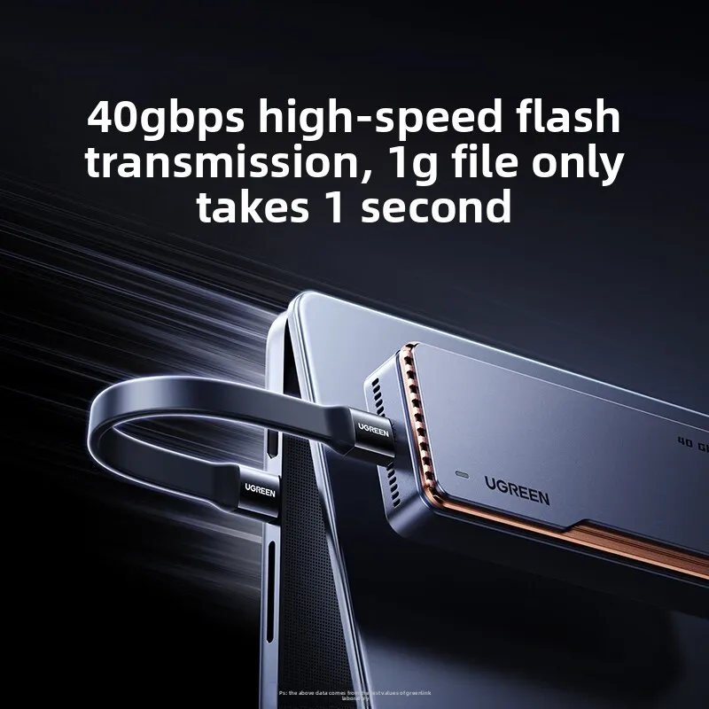 

UGREEN 240 Вт USB Type C To Type C Кабель короткий PD Быстрая зарядка USB 4.0 Gen 3 данные 40 Гбит/с ThunderBolt 4 8K@60 Гц Для Apple Android