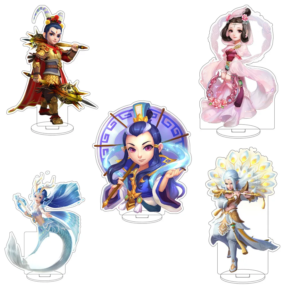 Figura Acrílica de 16CM de Anime Fantasy Westward Journey Online Bu Yu Shen Jun Maner Wu Wonder Woman, Regalos y Adornos