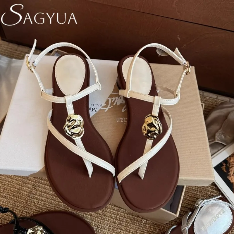 

Women Heeled Sandals Casual Clip Toe Loafers Shoes Woman Slippers 2025 Fashion Summer Dress Shallow Open Toe Sandalias De Mujer