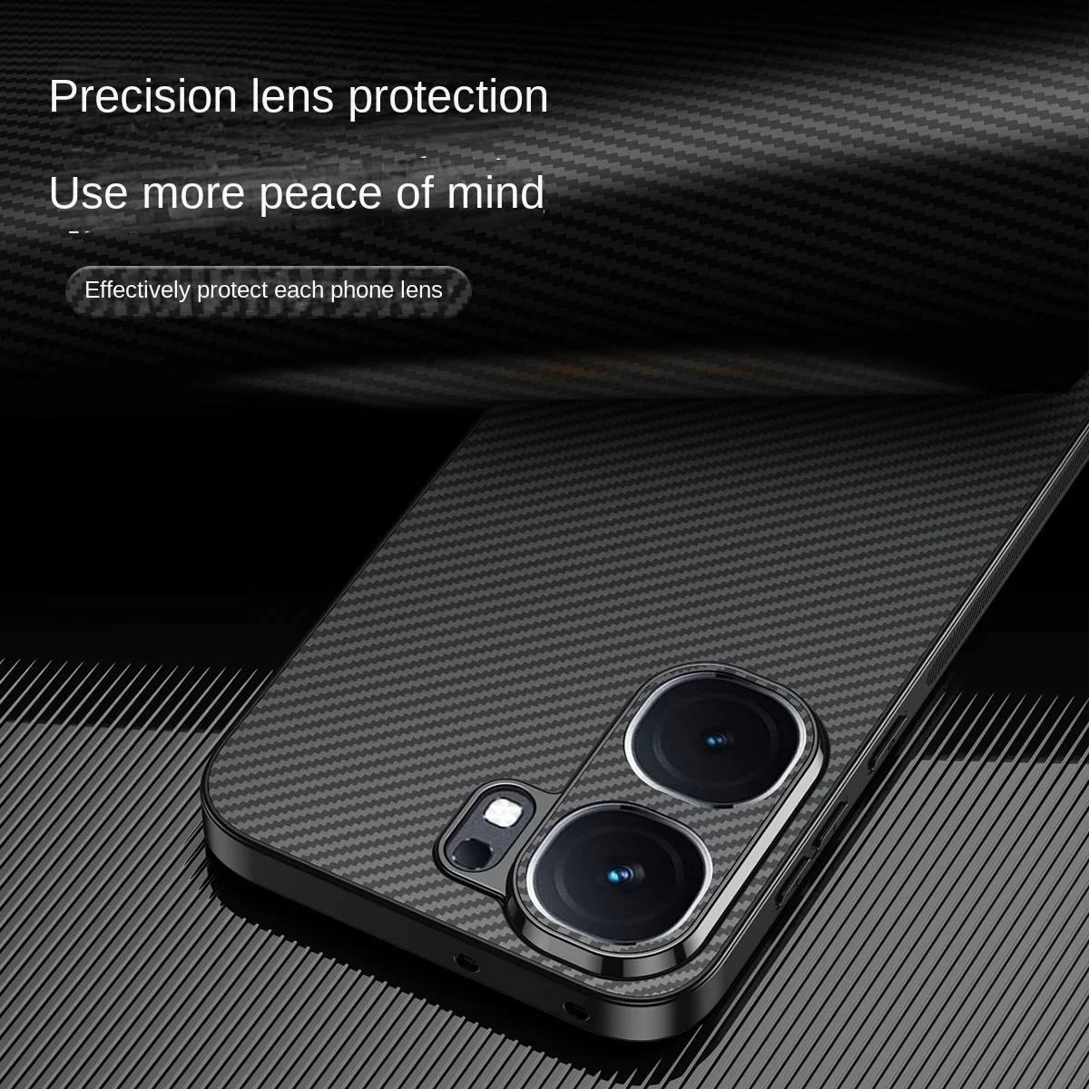 Coque de téléphone de Style professionnel en Fiber de carbone, étui arrière antichoc pour Vivo iQOO Neo9 Pro Neo9s Pro Neo8 Pro