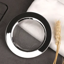 201 Stainless Steel Kitchen Sink Filter Fine Mesh Wash Basin Sewer Drain Outlet Double Layer Filter Thickened Edge Floor Drain