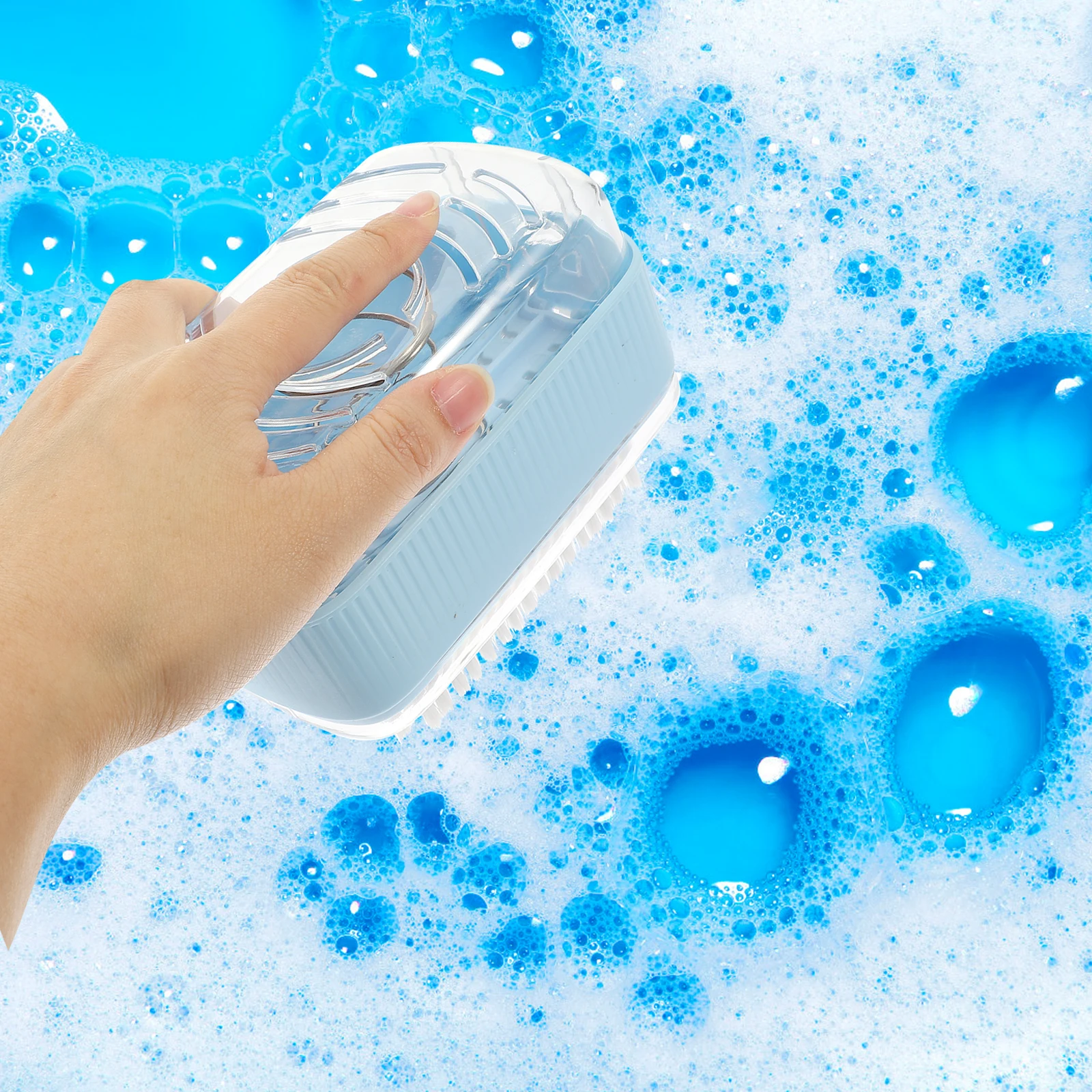 

Soap Foaming Box PP ABS Travel Soap Storage Bathroom Hollow Drainage Embossed Practical Container