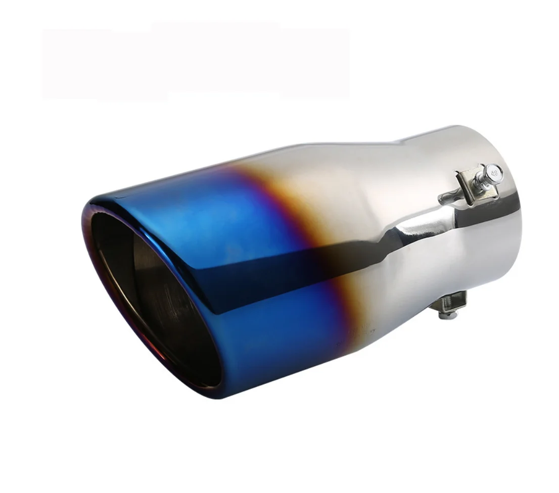 Overlord Prado modified universal semi color burnt blue anti rust and high temperature resistant automotive exhaust pipe