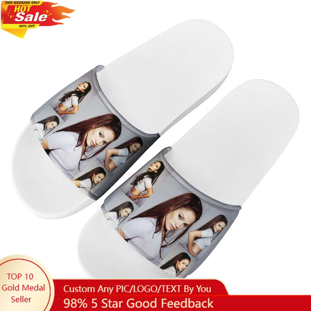 

Jennifer Lopez Hip hop Singer Slippers Fashion Water Shoes Pop Mens Womens Beach Pool Sandals High Quality Summer Slipper
