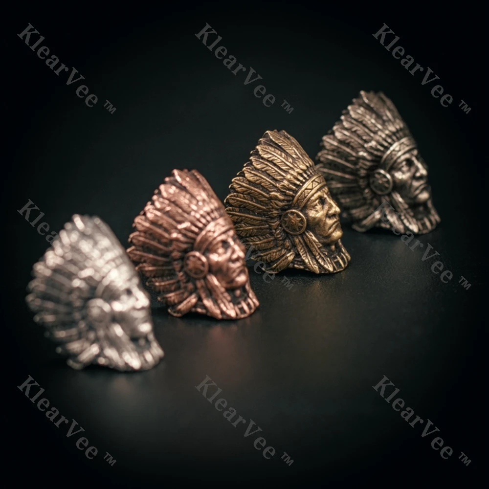 

Brass Personalized Outdoor Tool Pendant EDC Push Plate Pendant Umbrella Rope Knife Bead Accessory Keychain Knife Pendant