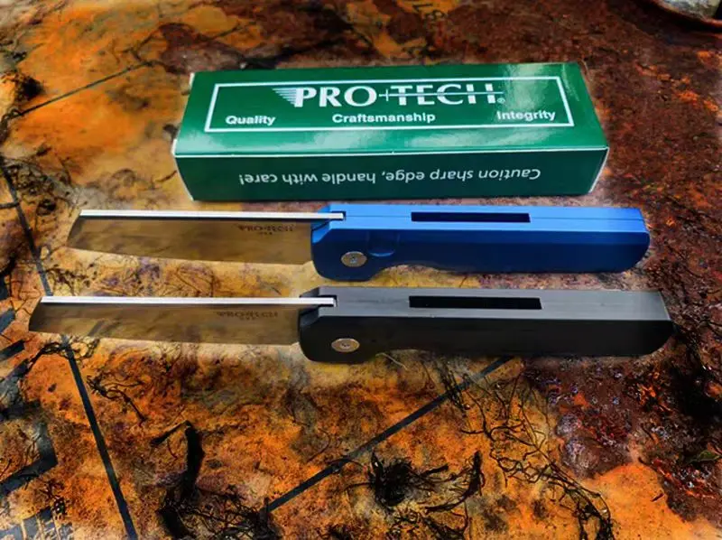 JUFULE-cuchillo plegable con mango de aleación de aluminio, herramienta de bolsillo EDC de supervivencia, ProTech 2024, marca Tanto inversa, 154CM