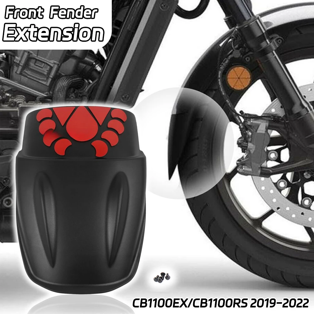 

CB1100 ER RS 2019-2022 Motorcycle Front Fender Extension Wheel Mudguards Splash Guard For CB1100ER CB1100RS 2022 2021 2020 2019