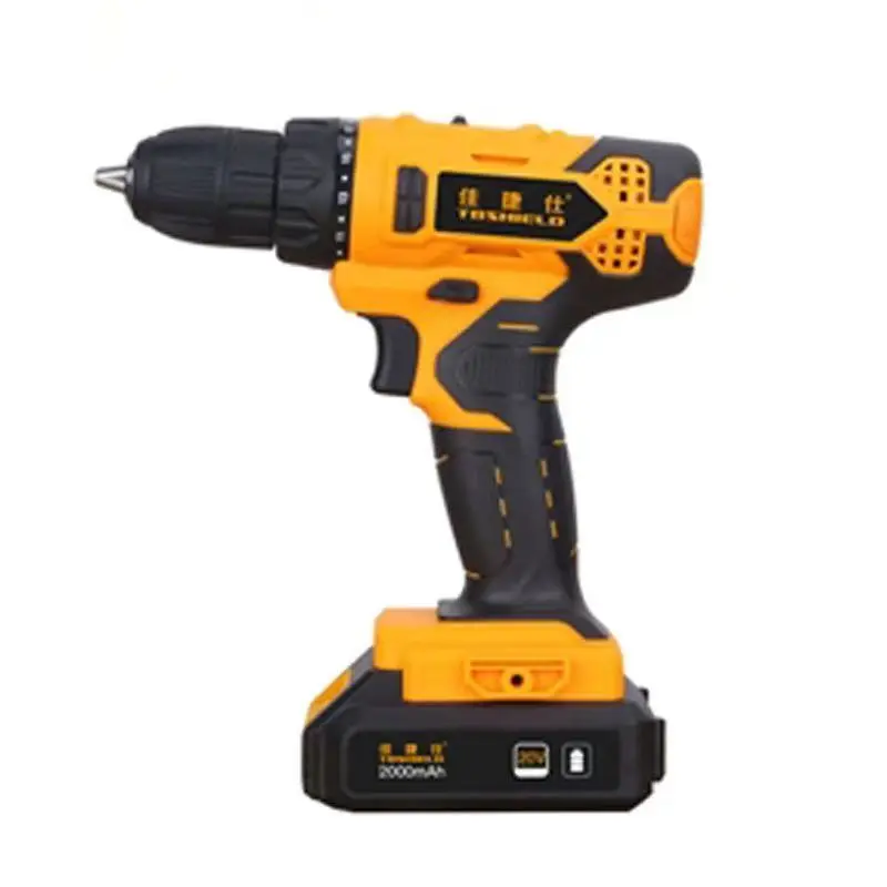 20V Brushless Electric Impact Drill Motor Cordless Rechargable Screwdriver Hand held Wireless Power Tools