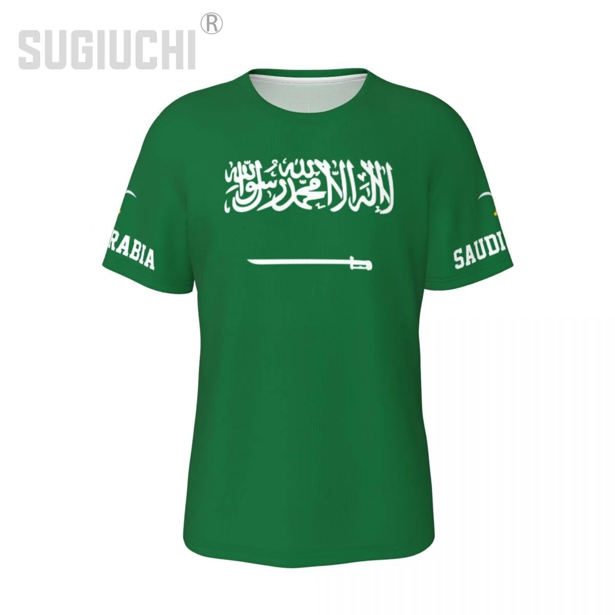 Unisex Nation T-shirt Saudi Arabia Flag Saudi Arabian T-shirts jersey For Men Women Soccer Football Fans Gifts Custom clothes
