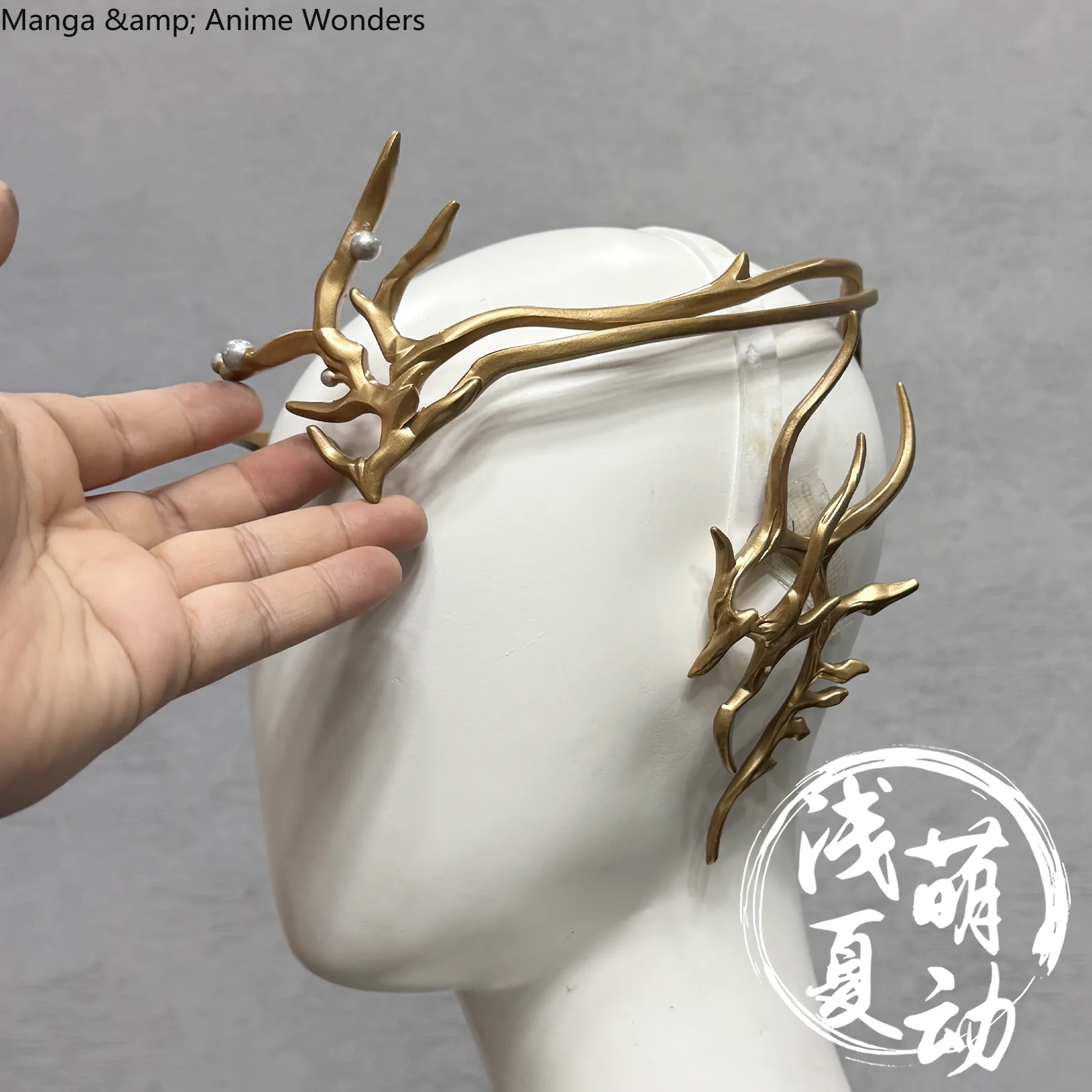 

Anime Love and Deepspace Rafayel Cosplay Earring Headwear Prop Cartoon Eardrop Earrings Hair Accessories Equip Hallowmas Props