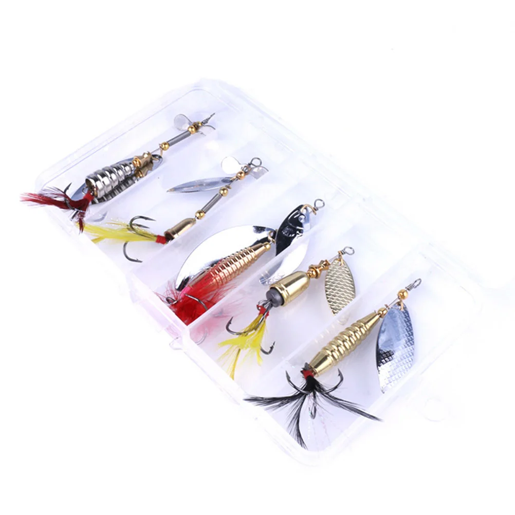 

5pcs/1 Box Sequins Fishing Baits Simulation Fish Lure Bait Fishing Lures Baits Outdoor Fishing Accessory