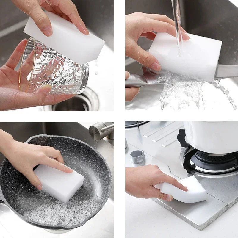 100*60*15mm Melamine Magic Sponge Eraser Melamine Sponge Cleaner Cleaning Sponge for Kitchen Bathroom Cleaning Tools