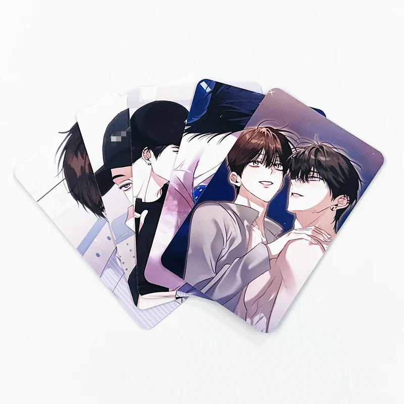 5PCS 한국 만화 에이틴의 침대 포토 카드 세트 - Kangjun & Yohan Collectible LOMO 카드 코스프레 선물