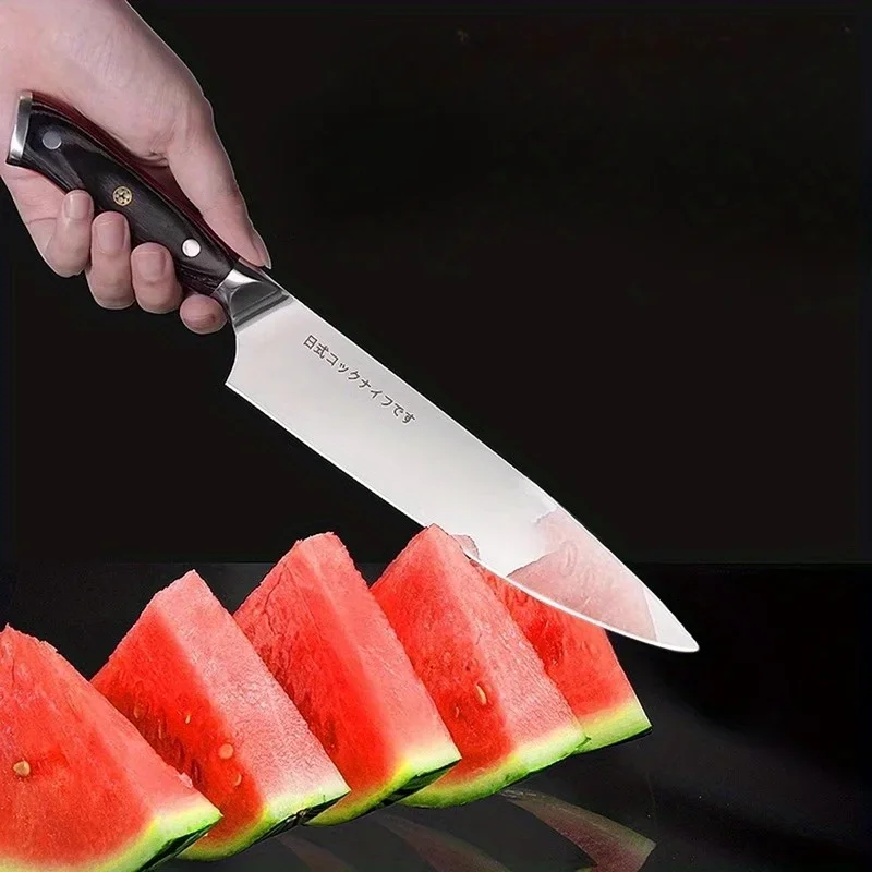 High-end Chef Knife SUS410 Stainless Steel Sharp Cutting Beef Western Cooking Knife 7.8 inch Japanese Utility Knife