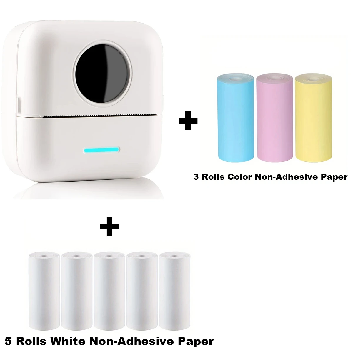 Portable Thermal Printer MINI CAT Print Photo Pocket Thermal Label Printer 58mm Printing Wireless Bluetooth Android IOS Printers